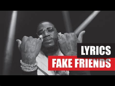 gucci mane - fake friends lyrics|gucci mane lyrics.